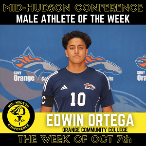 Edwin Ortega, SUNY Orange Soccer