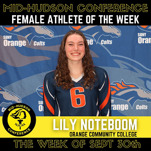 Lily Noteboom, SUNY Orange Volleyball