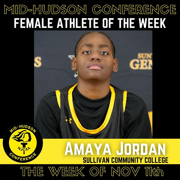 Amaya Jordan, SUNY Sullivan Basketball