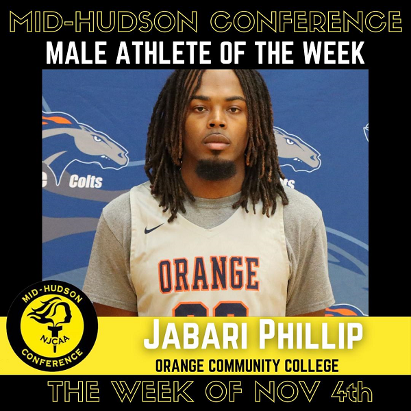 Jabari Phillip, SUNY Orange Basketball