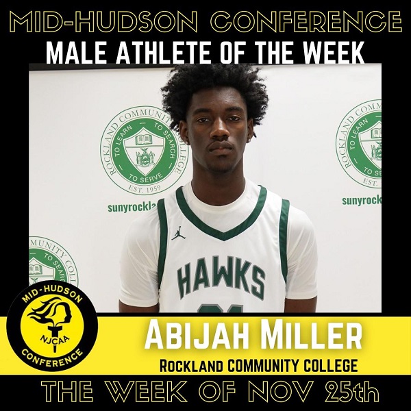 Abijah Miller, SUNY Rockland Basketball
