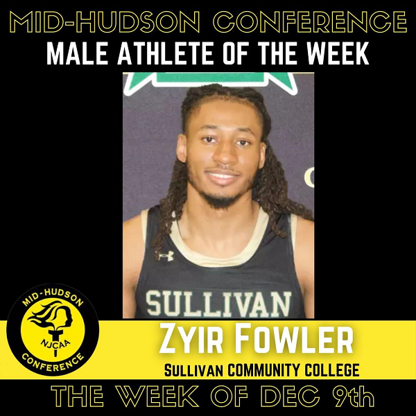 Zyir Fowler, SUNY Sullivan Basketball