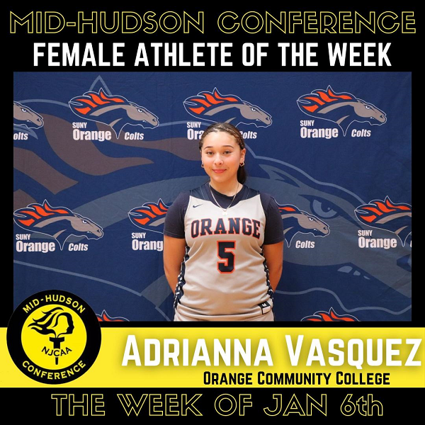 Adrianna Vazquez, SUNY Orange Basketball