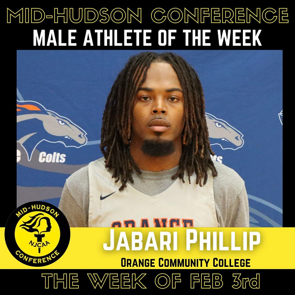 Jabari Phillip, SUNY Orange Basketball